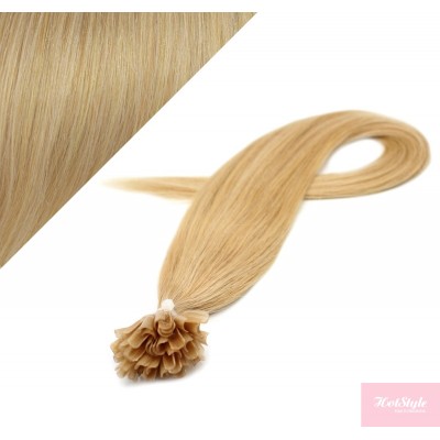 50 cm REMY haar europäischen typs für die Keratinmethode - naturblond