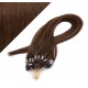 40cm Micro ring/easy loop haare REMY - mittelbraun