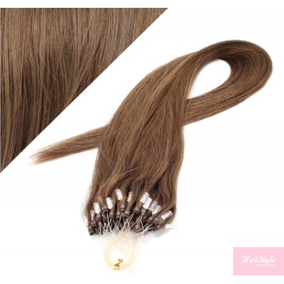 40cm Micro ring/easy loop haare REMY - helleres braun