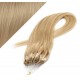 40cm Micro ring/easy loop haare REMY - naturblond