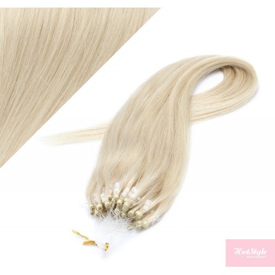 40cm Micro ring/easy loop haare REMY - platin