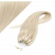 40cm Micro ring/easy loop haare REMY - platin