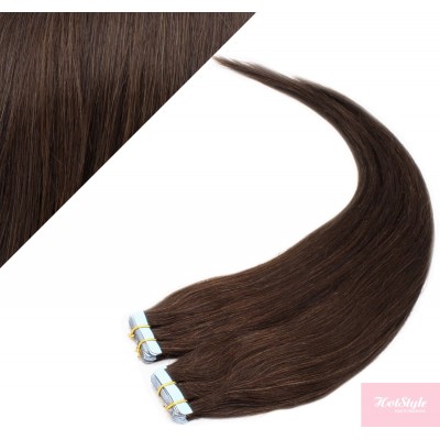 40cm Tape in Haare REMY - dunkelbraun