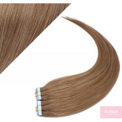 40cm Tape in Haare REMY - hellbraun