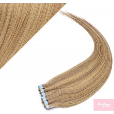 50cm Tape in Haare REMY - naturblond/hellblond