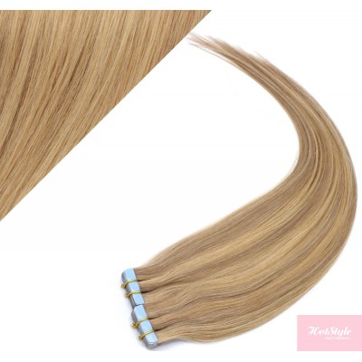 60cm Tape in Haare REMY - naturblond/hellblond