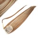Gerade Clip In Pferdeschwanz/Zopf, 100% japanische Kanekalon Fasern, 60cm – helle Strähnchen