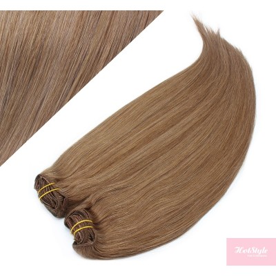 53 cm gerade REMY Clip In Deluxe Haare - hellbraun