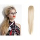 Claw ponytail 24" straight - platinum blonde