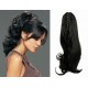 Claw ponytail 24" wavy - black