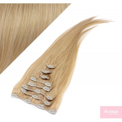 40cm REMY Clip In Haar - naturblond