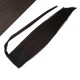 Gerade Clip In Pferdeschwanz/Zopf, 100% japanische Kanekalon Fasern, 60cm – schwarz natürlich