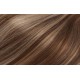 40cm REMY Clip In Haar - dunkle Strähnchen