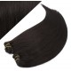 43 cm gerade REMY Clip In Deluxe Haare - schwarz natürlich