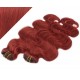 53 cm wellige REMY Clip In Deluxe Haare - kupfer