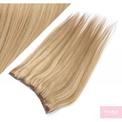 Gerade Remy Clip-In Haarteil, 53cm – naturblond/hellblond