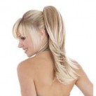 Clip Pferdeschwanz Menschenhaar 60cm - gerade Clip Pferdeschwanz Menschenhaar 60cm - gerade