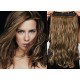 24˝ one piece full head clip in hair weft extension wavy – black
