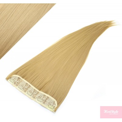 Gerade Clip In Tresse, Kanekalon Fasern, 63 cm – naturblond