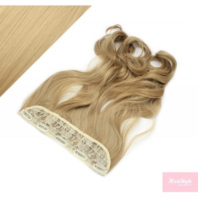 Wellige Clip In Tresse, Kanekalon Fasern, 63 cm – naturblond