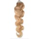 50cm Wellige Micro ring/easy loop haare REMY – naturblond