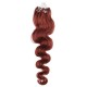 60cm Wellige Micro ring/easy loop haare REMY – kupfer