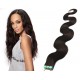 16" (40cm) Tape Hair / Tape IN human REMY hair - black 