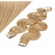 Wellige Tape in Haare 50cm - naturblond/hellblond