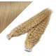 Lockige Tape in Haare 50cm - naturblond