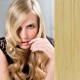 28" (70cm) Clip in human REMY hair - natural blonde