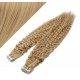 Lockige Tape in Haare 50cm - naturblond/hellblond