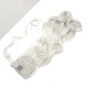 Lockige Clip In Pferdeschwanz/Zopf, 100% japanische Kanekalon Fasern, 60 cm – silber