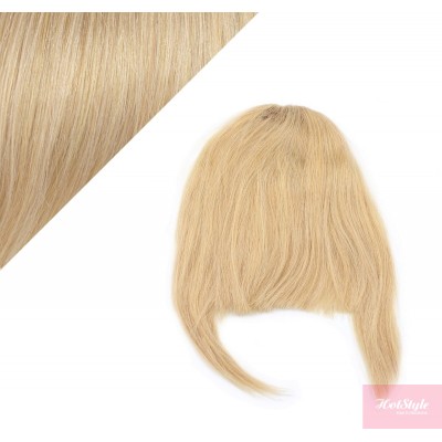 Clip-In Stirnfranse aus 100% Menschenhaar – naturblond