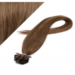 60 cm REMY haar europäischen typs für die Keratinmethode - helleres braun