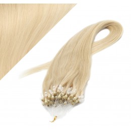 40cm Micro ring/easy loop haare REMY - weißblond