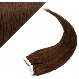 40cm Tape in Haare REMY - mittelbraun