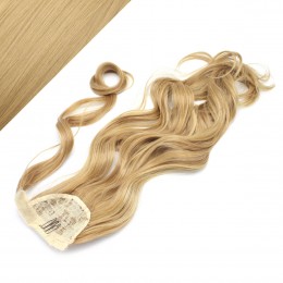 Lockige Clip In Pferdeschwanz/Zopf, 100% japanische Kanekalon Fasern, 60 cm – naturblond