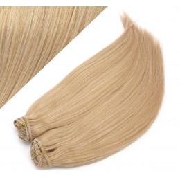 53 cm gerade REMY Clip In Deluxe Haare - naturblond