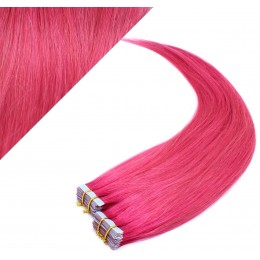 50cm Tape in Haare REMY - rosa