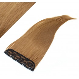 Gerade Clip In Tresse, Kanekalon Fasern, 63 cm – hellbraun