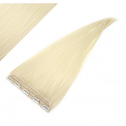 Gerade Clip In Tresse, Kanekalon Fasern, 63 cm – platin