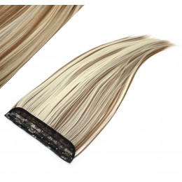 Gerade Clip In Tresse, Kanekalon Fasern, 63 cm – helle Strähnchen