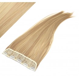 Gerade Clip In Tresse, Kanekalon Fasern, 63 cm – naturblond/hellblond