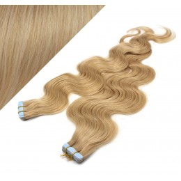 Wellige Tape in Haare 50cm - naturblond